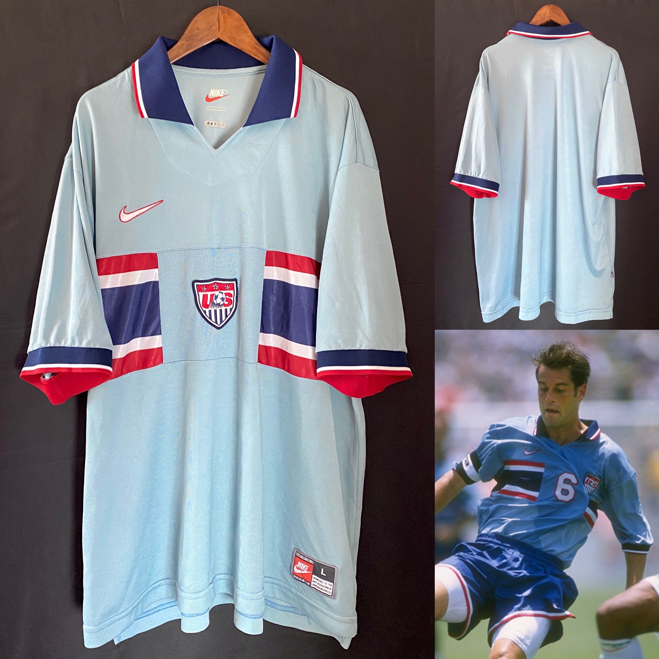 美國隊 1997-1998 Nike 作客球衣