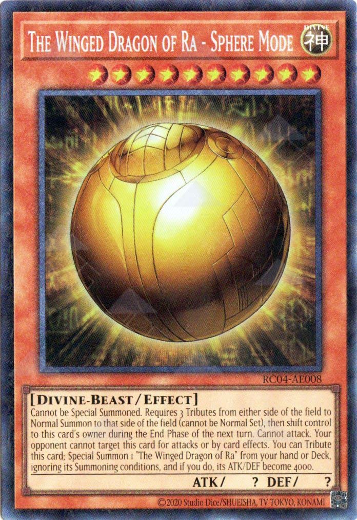 RC04-AE008 The Winged Dragon of Ra - Sphere Mode