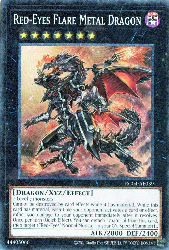 RC04-AE039 Red-Eyes Flare Metal Dragon