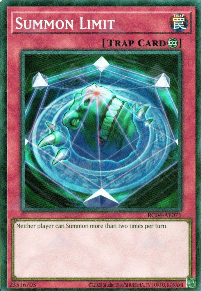 RC04-AE071 Summon Limit