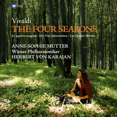 KARAJAN, HERBERT VON - Vivaldi : The Four Seasons／Anne-Sophie Mutter, Herbert Von Karajan LP