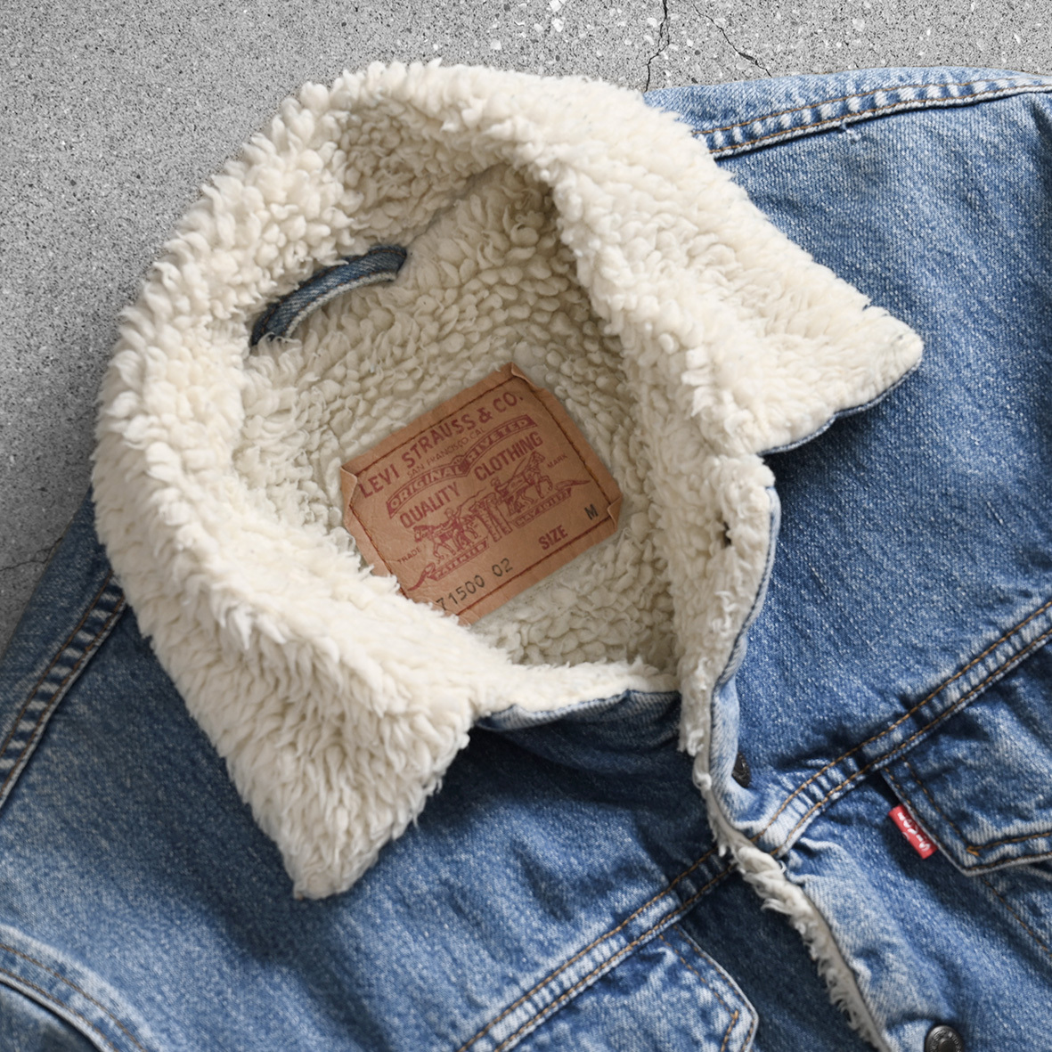 Levi’s 美式牛仔刷毛外套