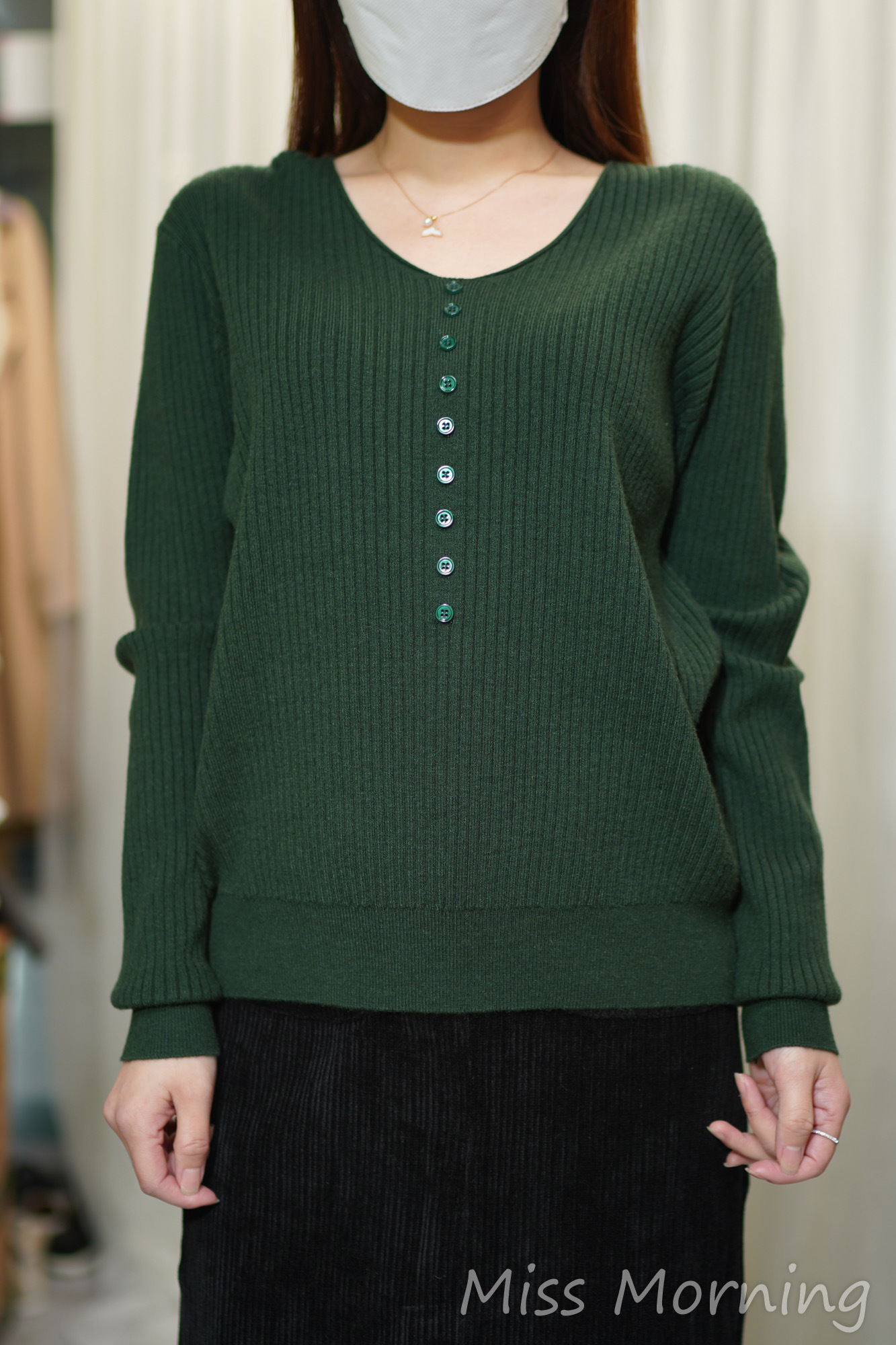 百搭V領上衣(14330)