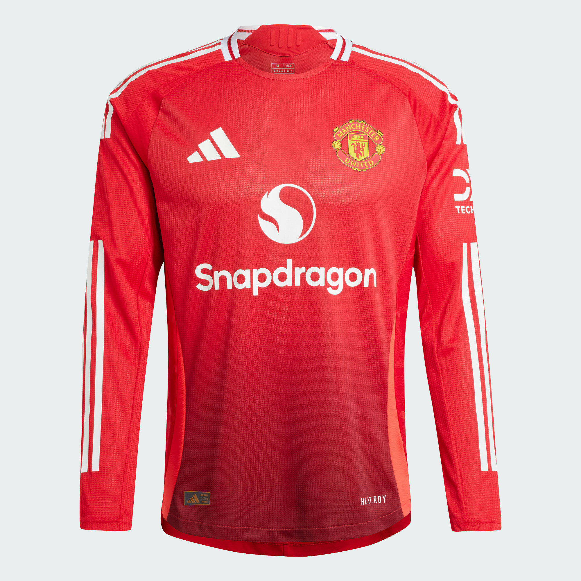 2024 Manchester United Authentic Long Sleeve Home Shirt