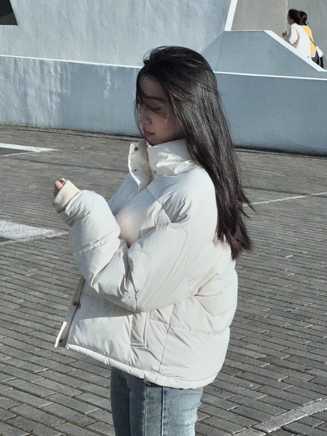 #現貨  加厚款 澎澎雲朵 羽絨外套 短版 顯腿長 冬季外套 防風外套