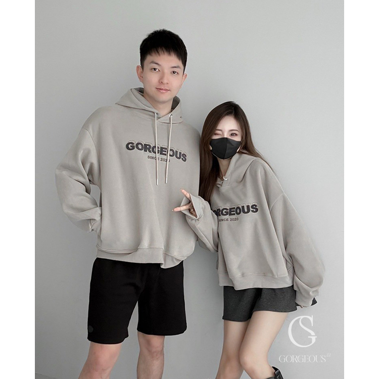 G9501 現貨「品牌'雙層團子高磅情侶帽TEE」