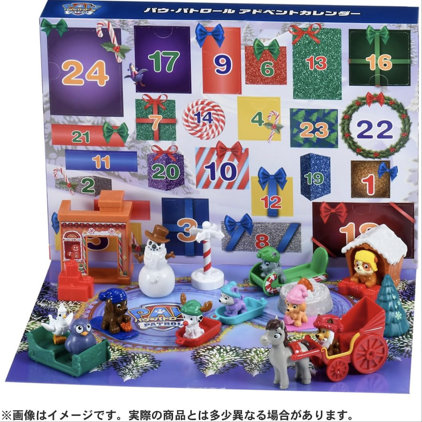 日本 Paw Patrol 聖誕倒數日曆