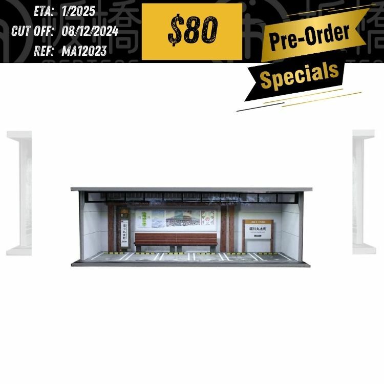 PO-$80 * MOREART * 1:64 DIORAMA - LIGHT VERSION ASSEMBLED MODEL SCENE TYPE 59(30X13.3X10CM) [OD02/12]