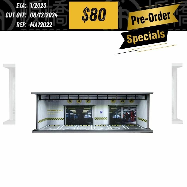 PO-$80 * MOREART * 1:64 DIORAMA - LIGHT VERSION ASSEMBLED MODEL SCENE TYPE 58(30X13.3X10CM) [OD02/12]