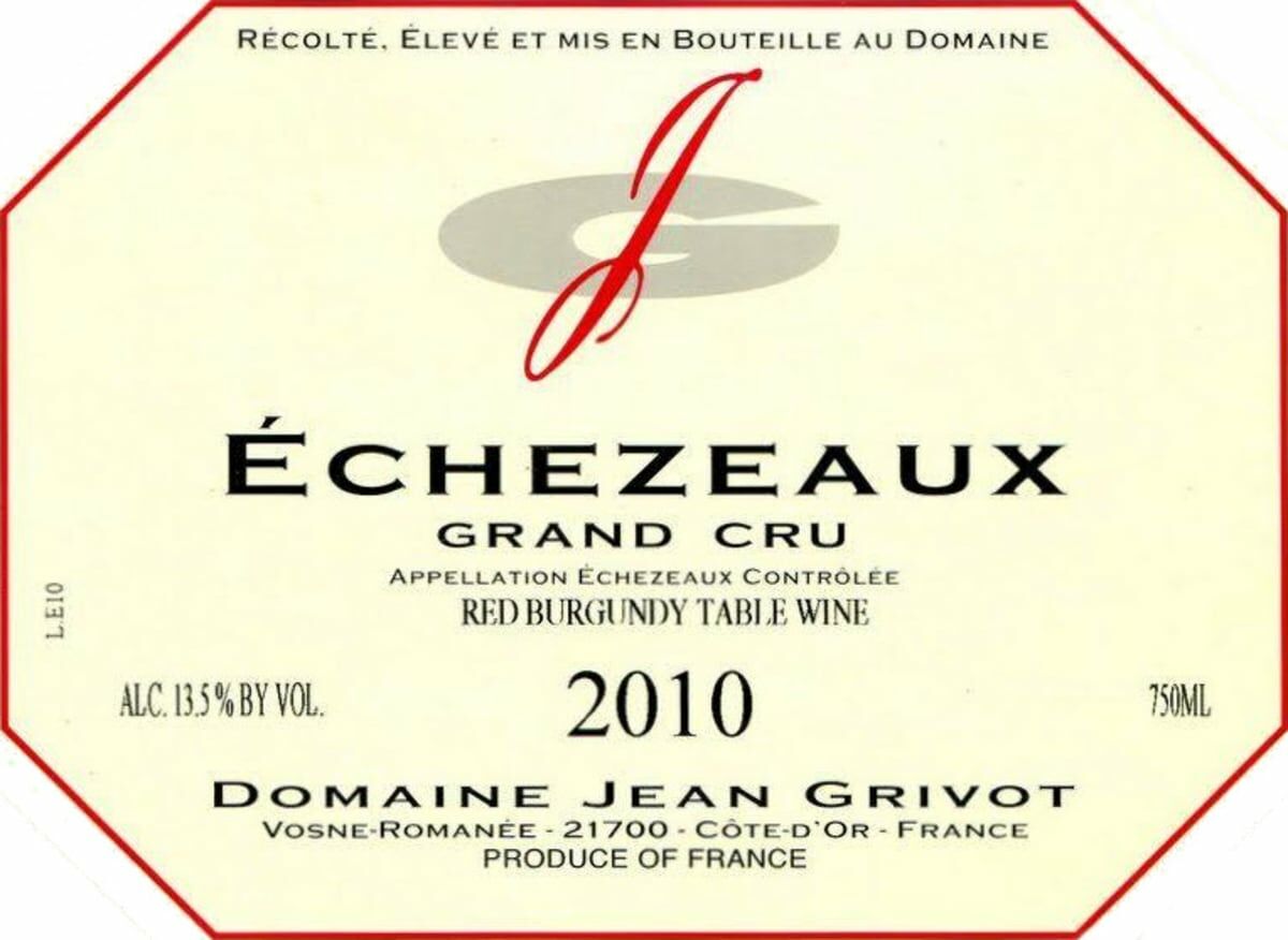 Jean Grivot Echezeaux Grand Cru 2010 (RP97) (1500ml)