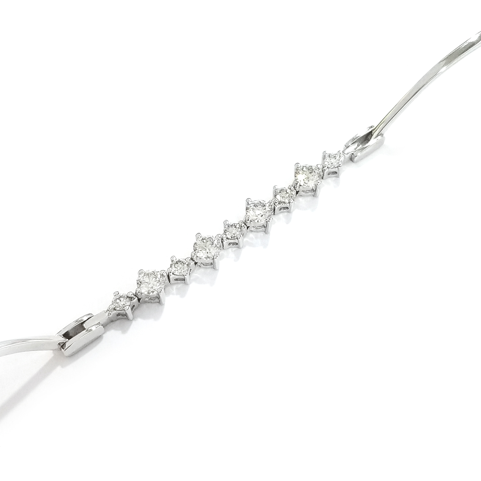 PT950鉑金天然鑽石手鏈