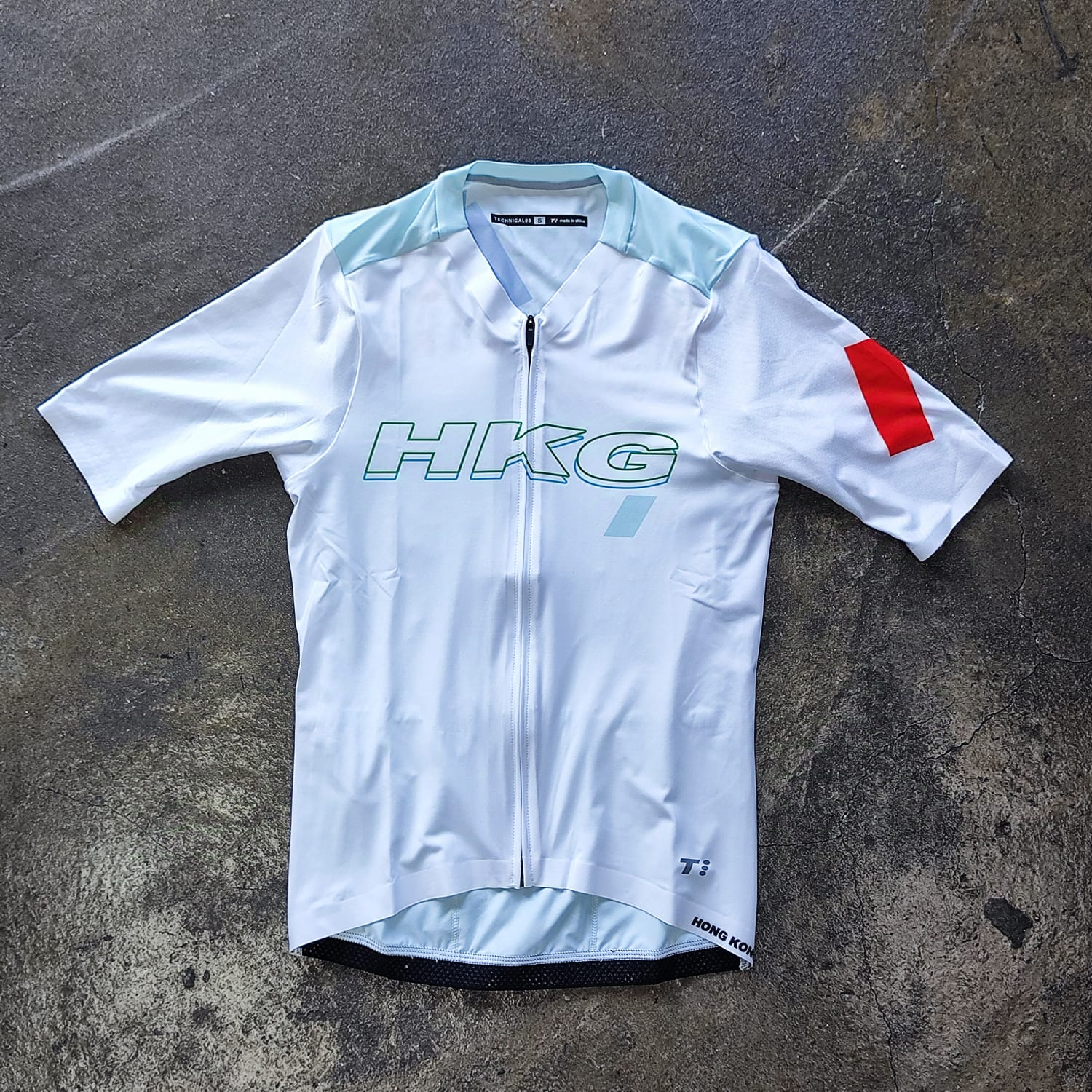 T3 Jersey HKG WhiteGrass Slimcut