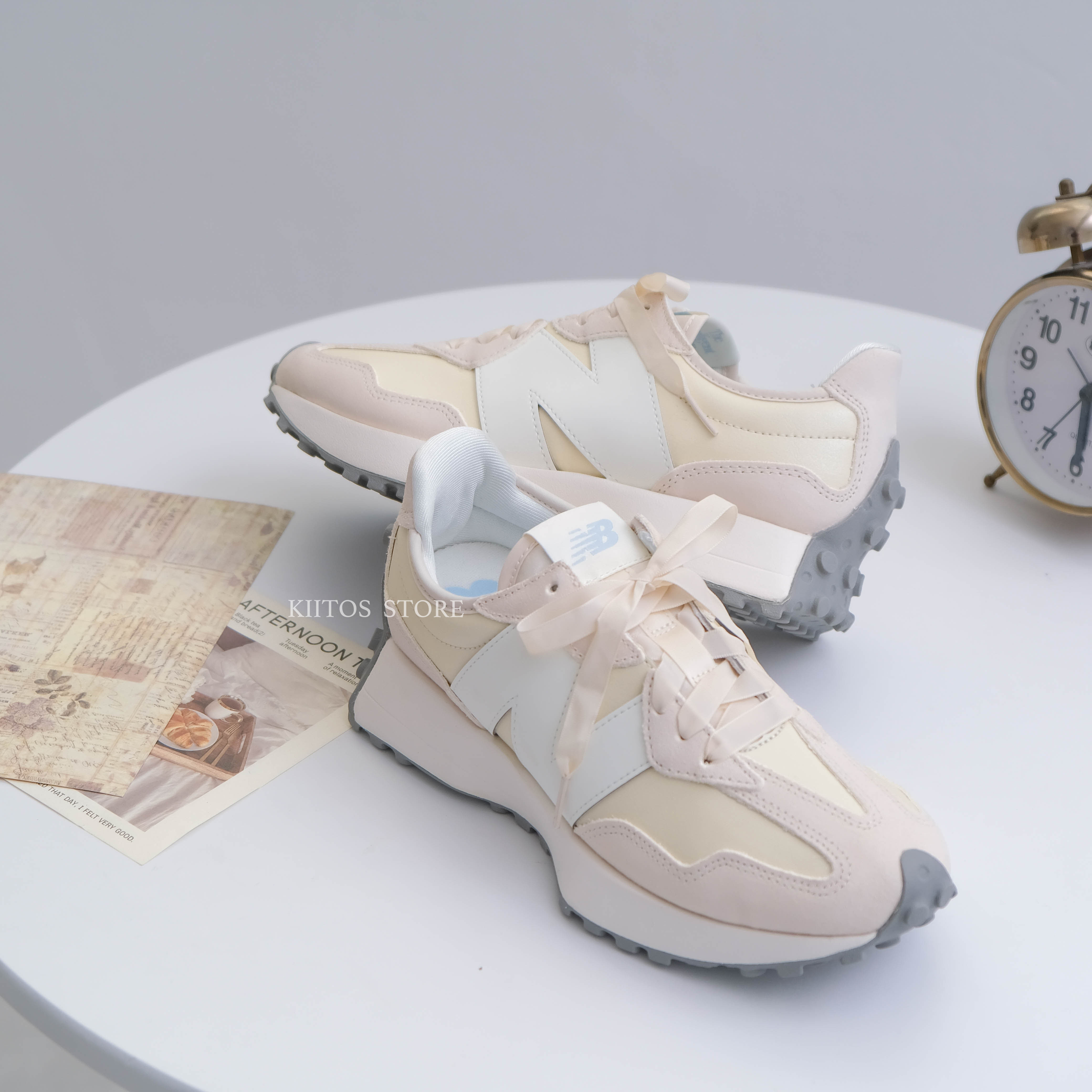 【現貨】New Balance 327 奶油緞帶 WS327MO