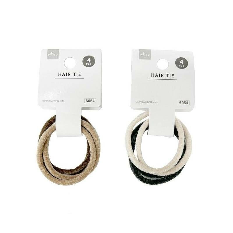 髮圈/絨毛 4入