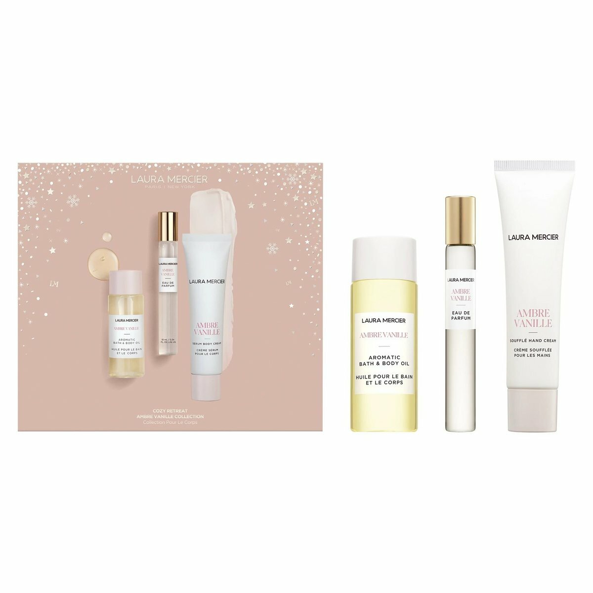 LAURA MERCIER Cozy Retreat 琥珀香草身體護理套裝