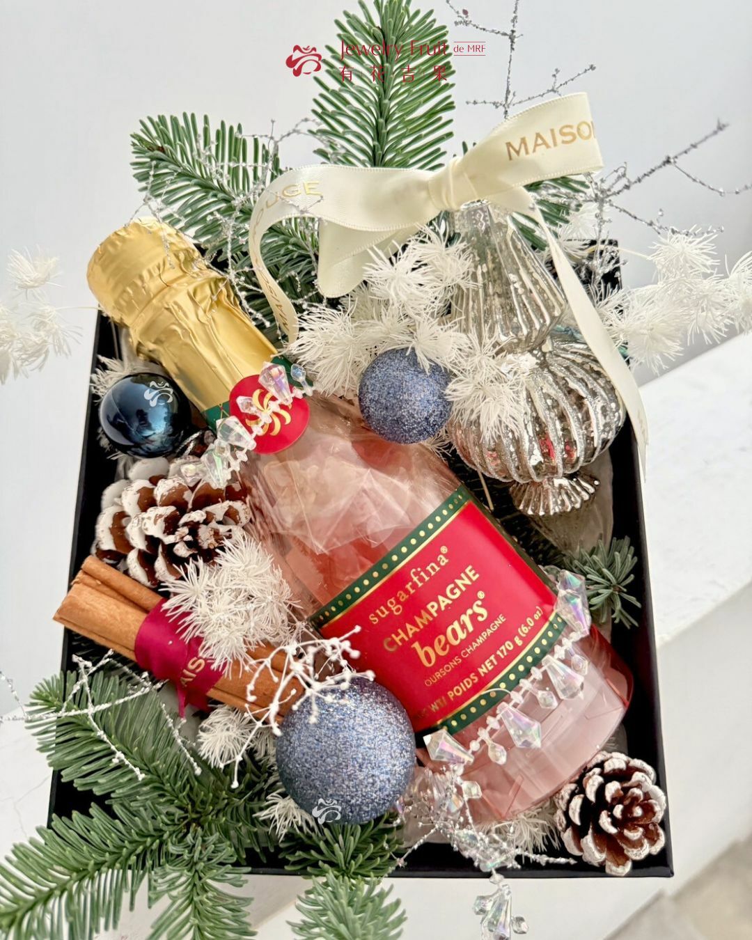 獨家販售・sugarfina 聖誕禮盒組（銀白）