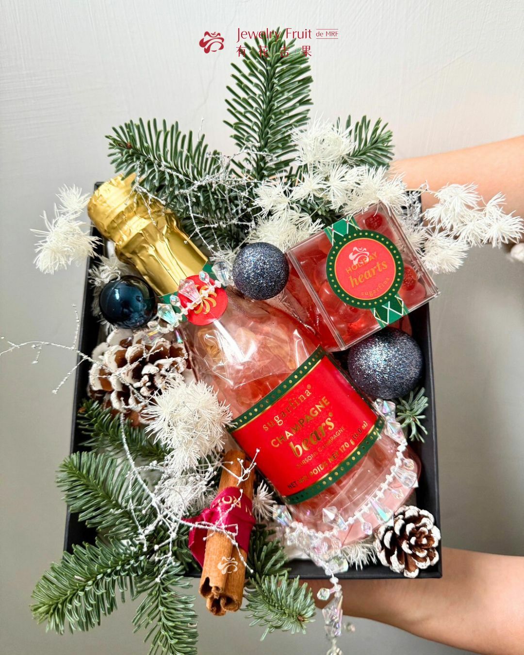 獨家販售・sugarfina 聖誕禮盒組（銀白）