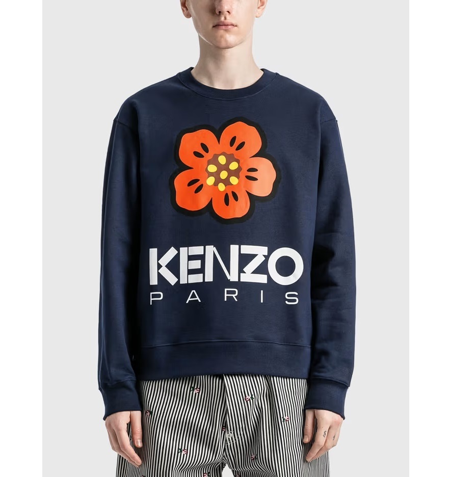 KENZO NAVY BOKE FLOWER SWEATSHIRT - PRE ORDER ITEM (預訂中)