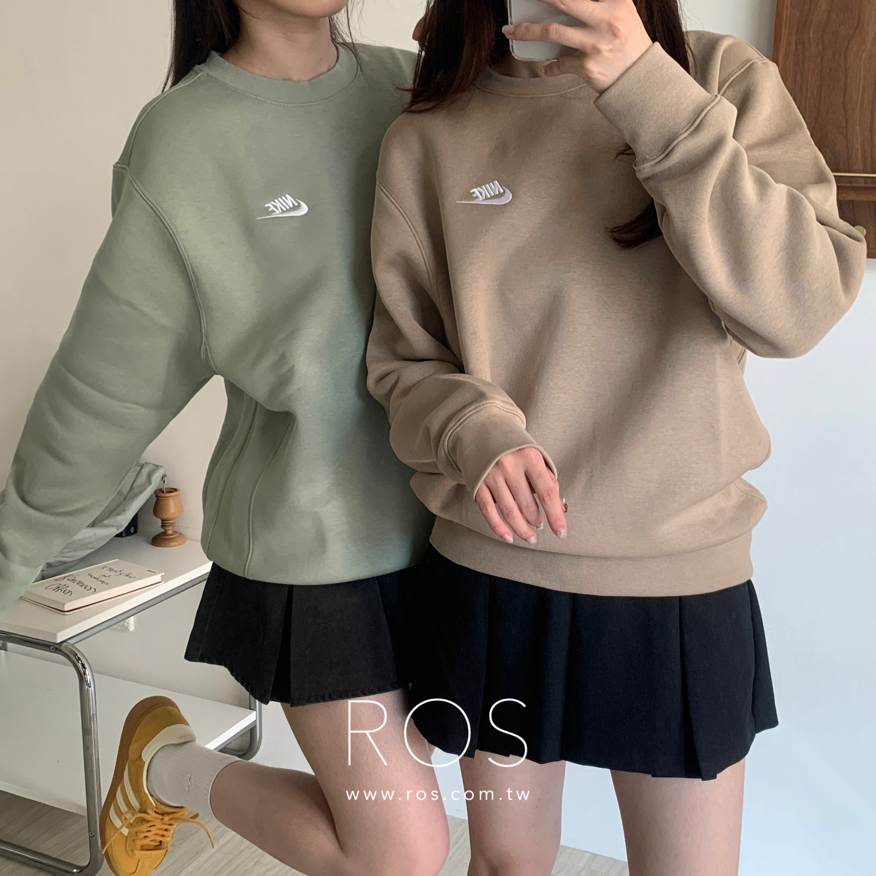 Nike 長袖大學T (2colors)