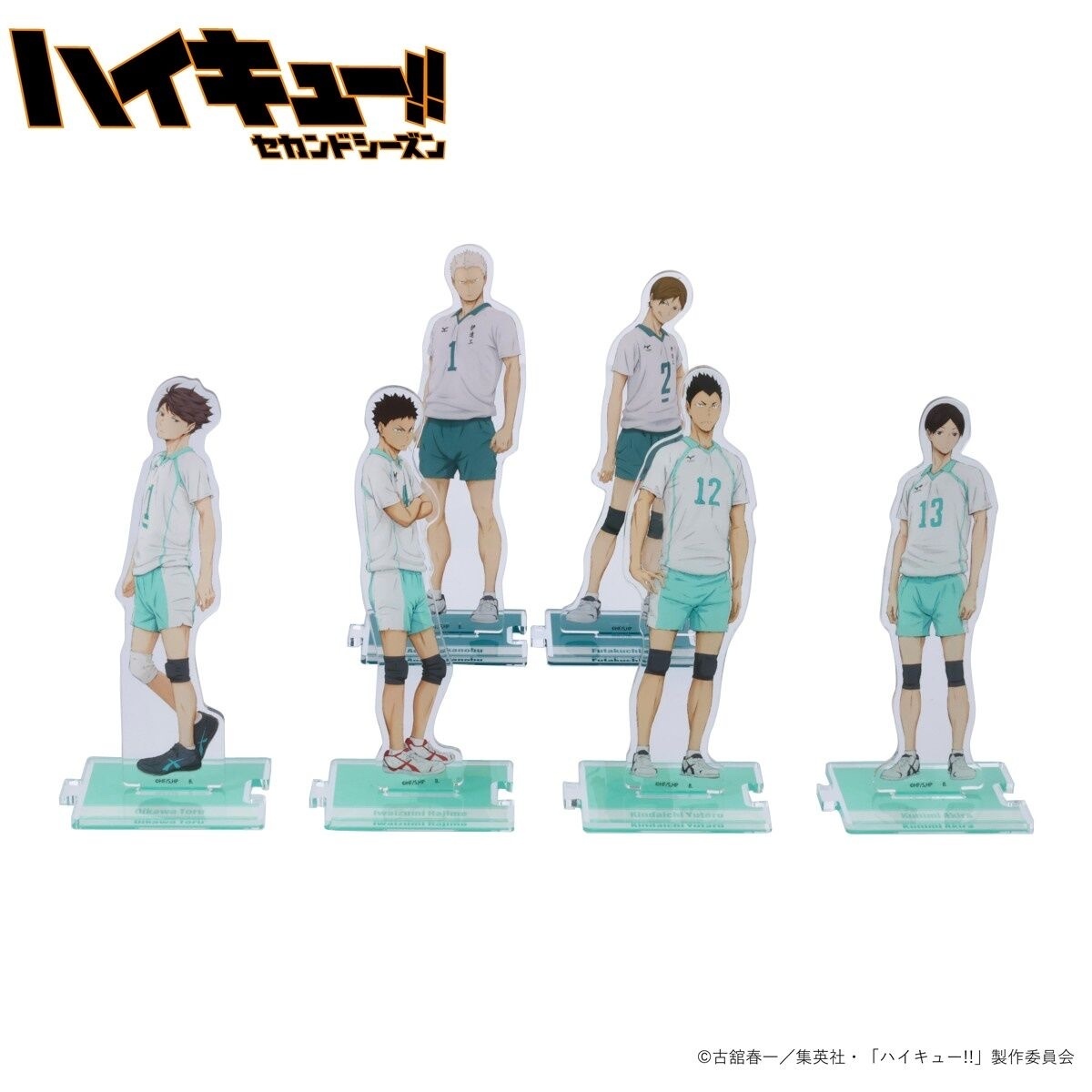 242216 Pbandai 預訂2026/2月 ハイキュー!! つながるアクリルスタンド 【青葉城西高校,伊達工業高校】（全6種）