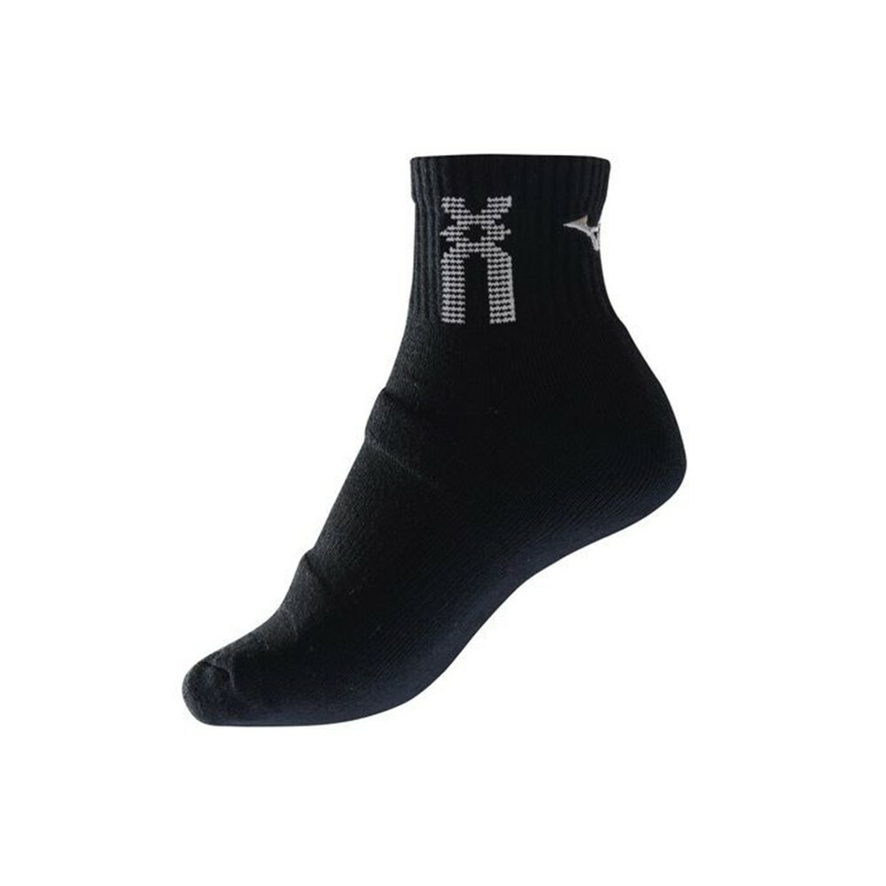 MIZUNO 運動襪 (黑白色)