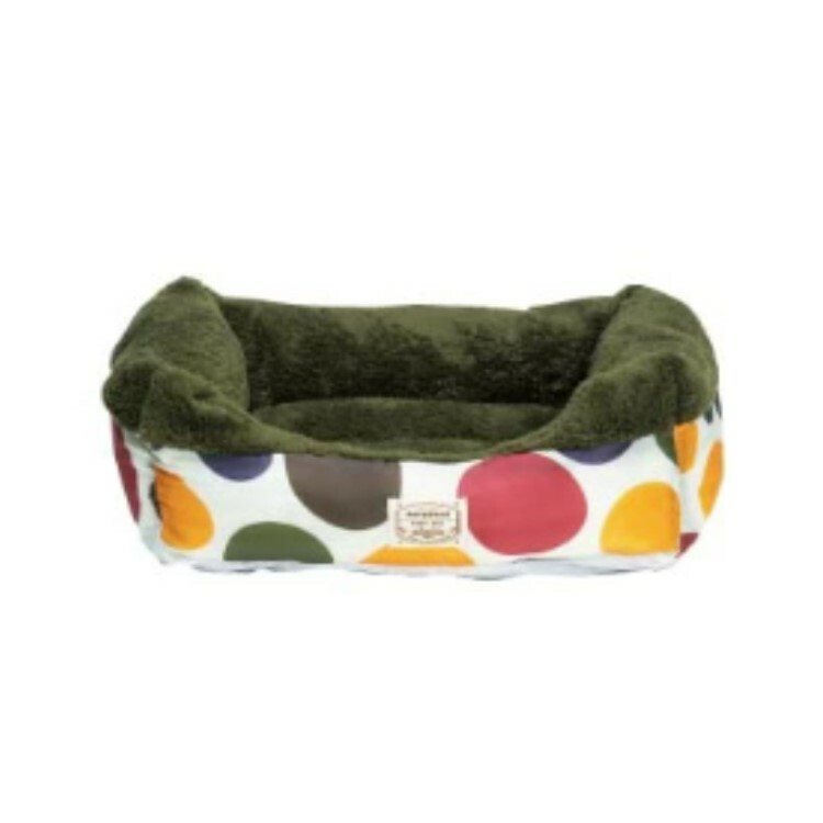 VERY 彩色波波 +深綠方型 毛毛床S