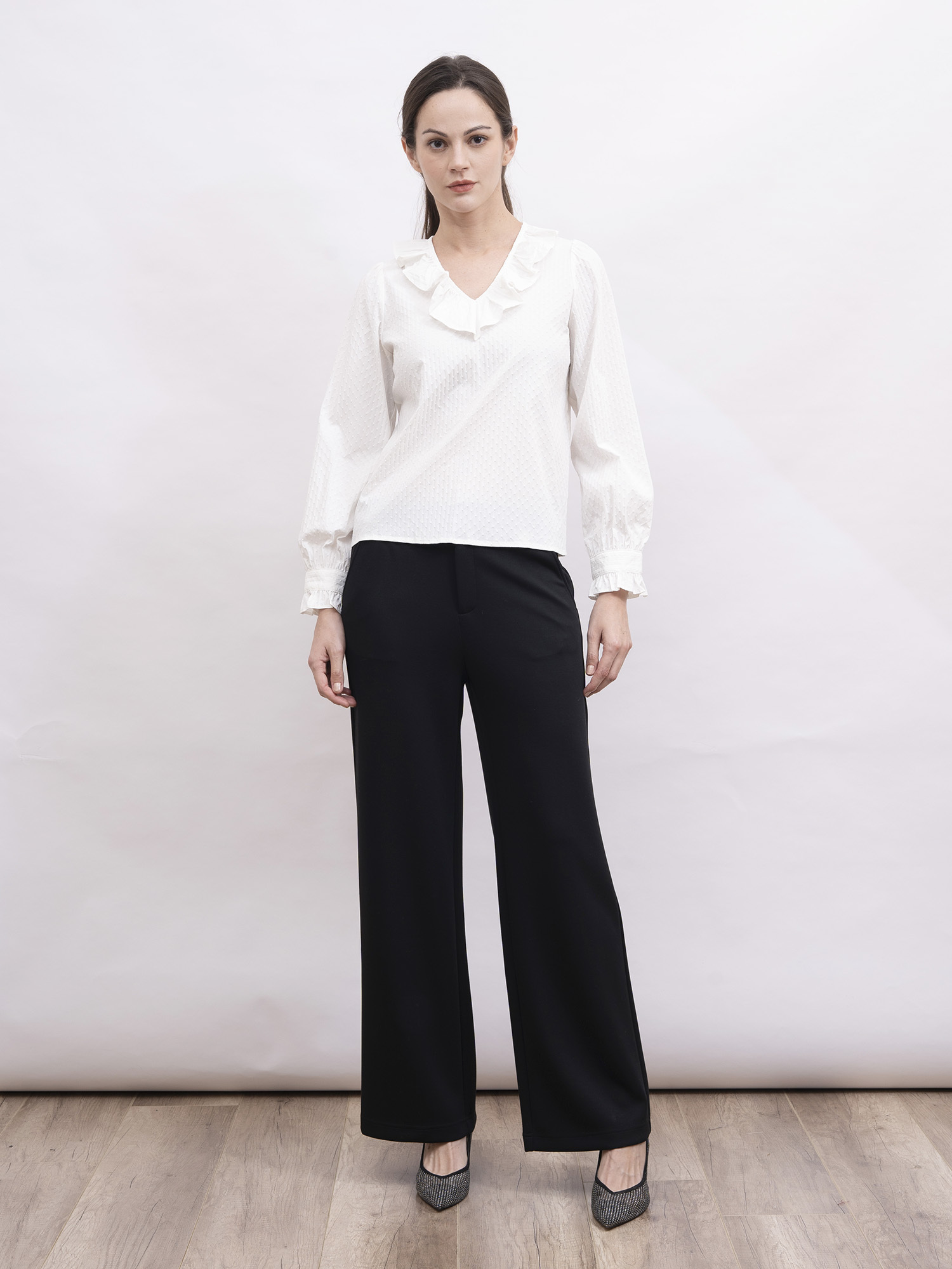 mi-tu 休閒直腳長褲