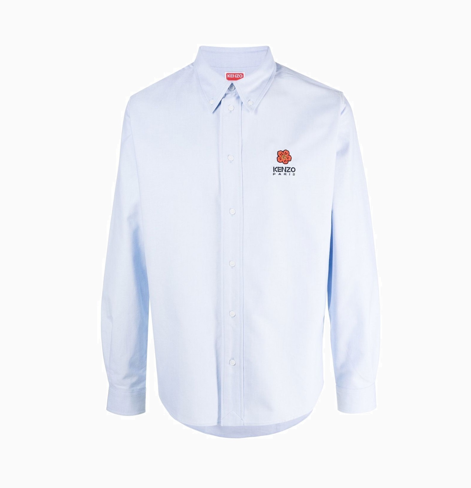 KENZO LUCKY TIGER LOGO PRINT LONG SLEEVES SHIRT - BLUE PRE ORDER ITEM (預訂中)