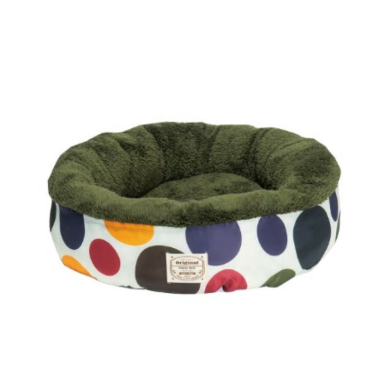 VERY 彩色波波 +深綠圓型 毛毛床M