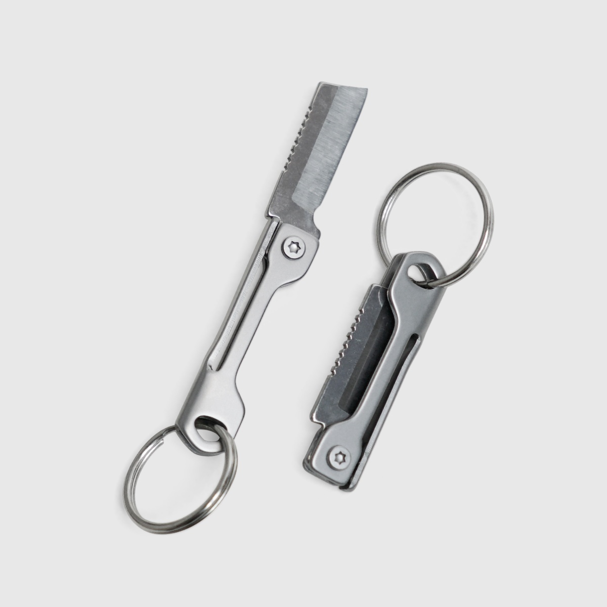 戶外用品｜不鏽鋼方頭摺疊小刀