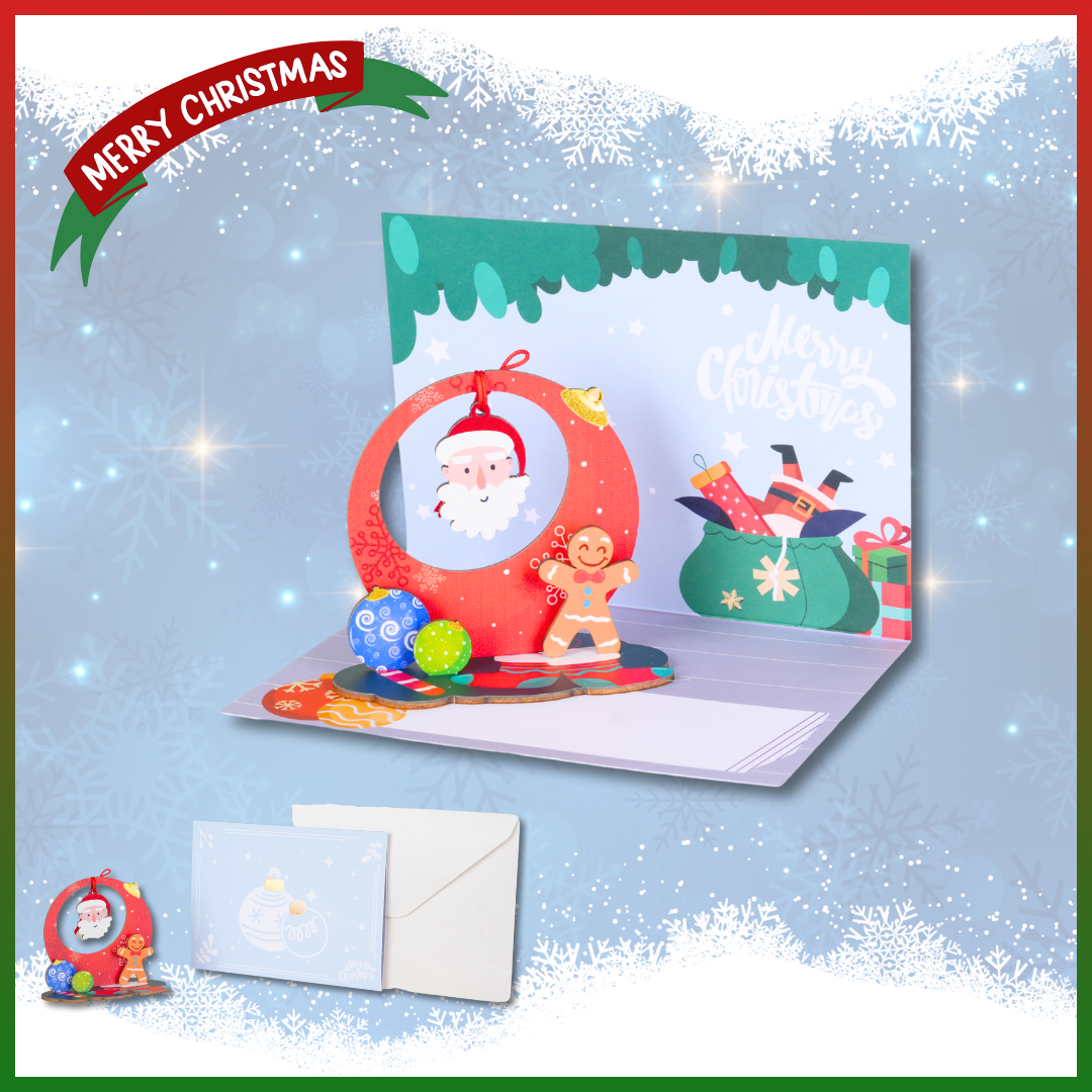 Christmas Card & Stand Series - Christmas Ball&nbsp;Ornaments