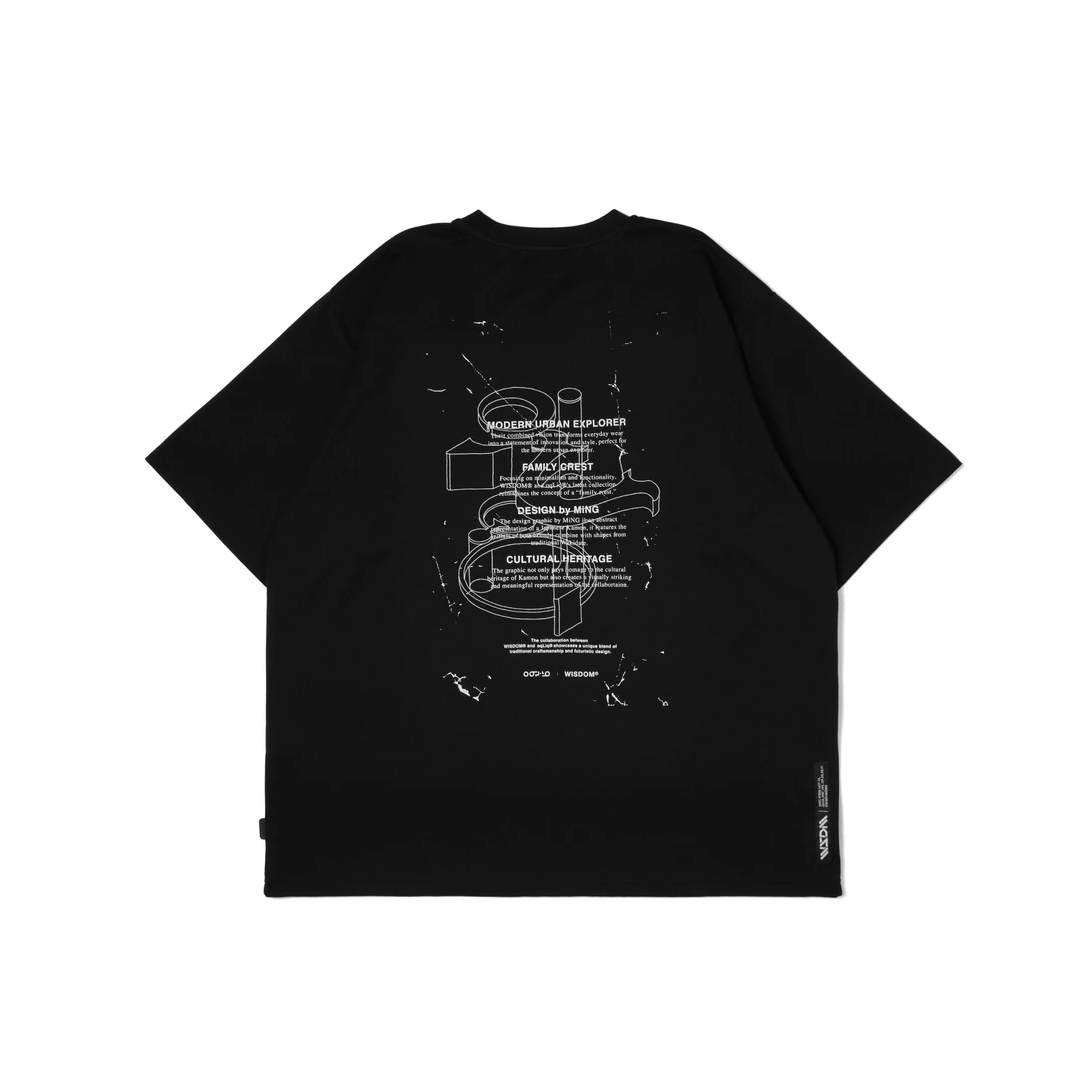 2024AW WISDOM x OqLiq TENCLE S/S TEE 短T 聯名 解構圖 天絲棉 現貨