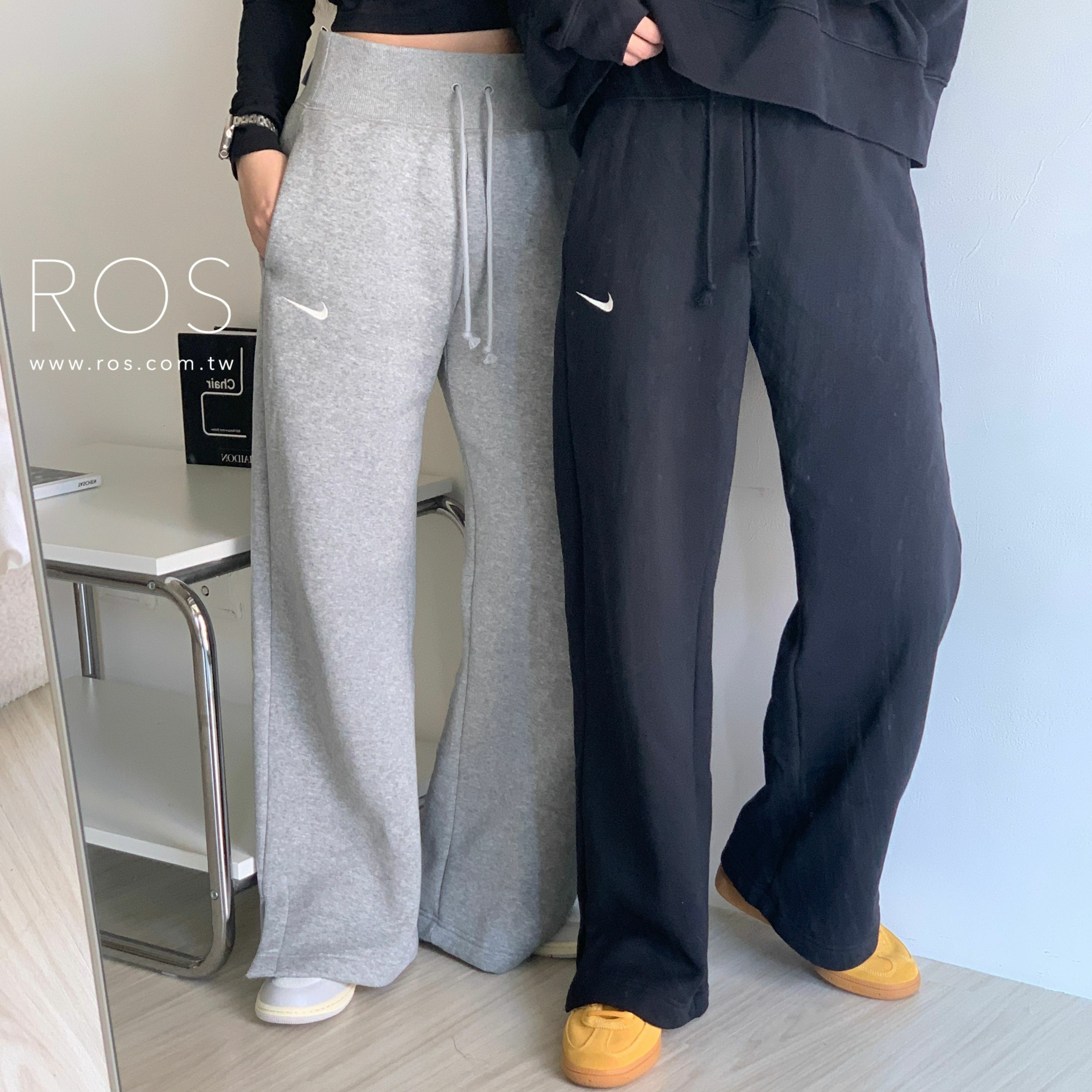 Nike 開岔棉質長褲 (2colors)