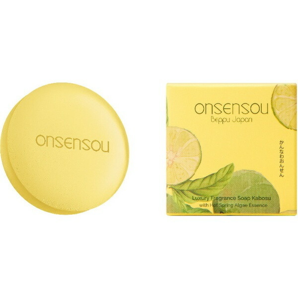 ONSENSOU 溫泉海藻混合香皂 (元氣柑橘) 30g [#SQ24112914]