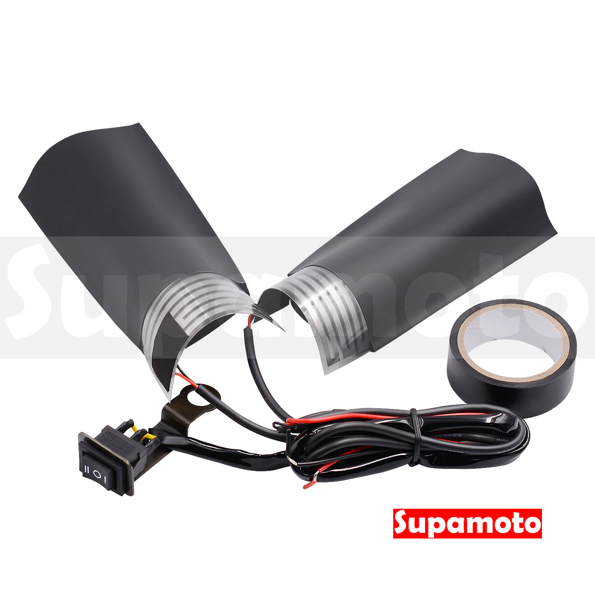 -Supamoto- 外覆型—機車加熱握把—HG612 (摩托車/加溫電熱把/手把/握把套/冬季)