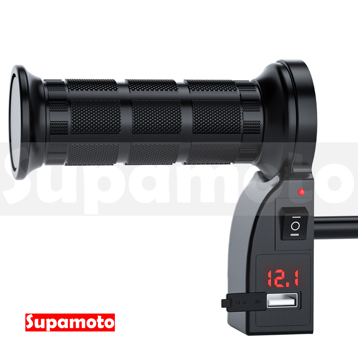 -Supamoto- 車充型—機車加熱握把—HG614 (摩托車/加溫電熱把/手把/握把套/冬季)