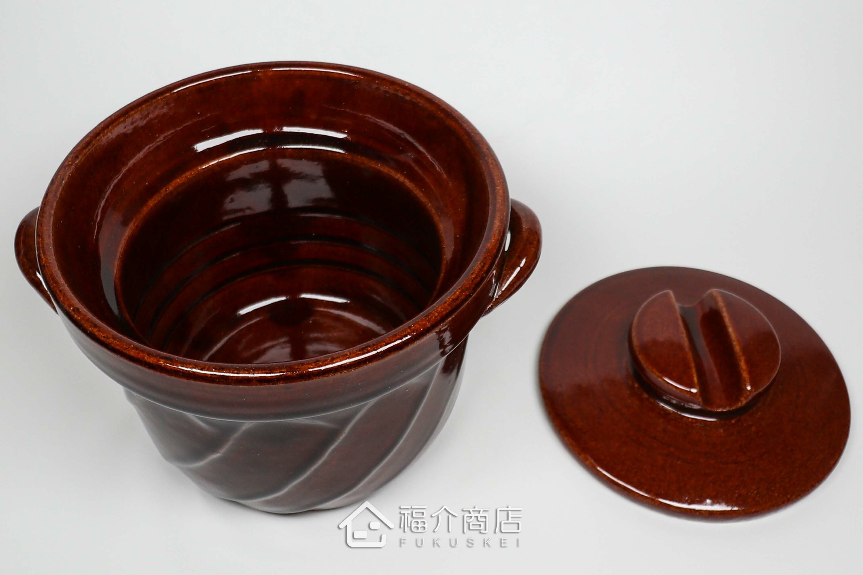 煮飯用陶瓷材質的飯鍋