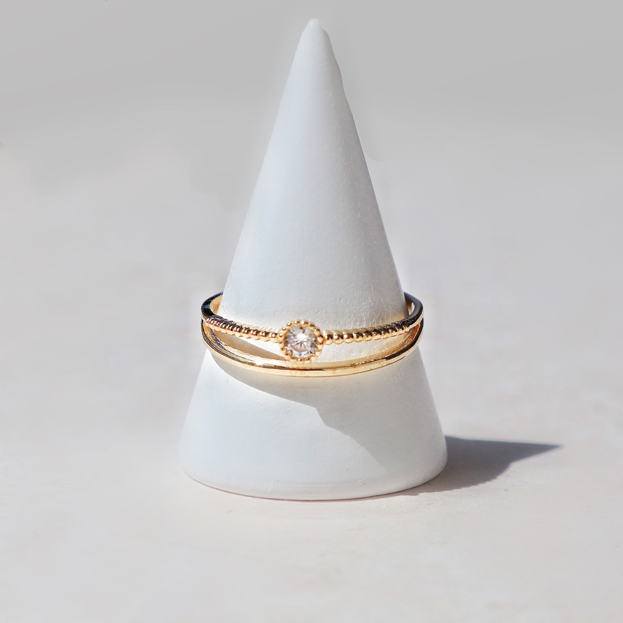 10K/璀璨光環戒指