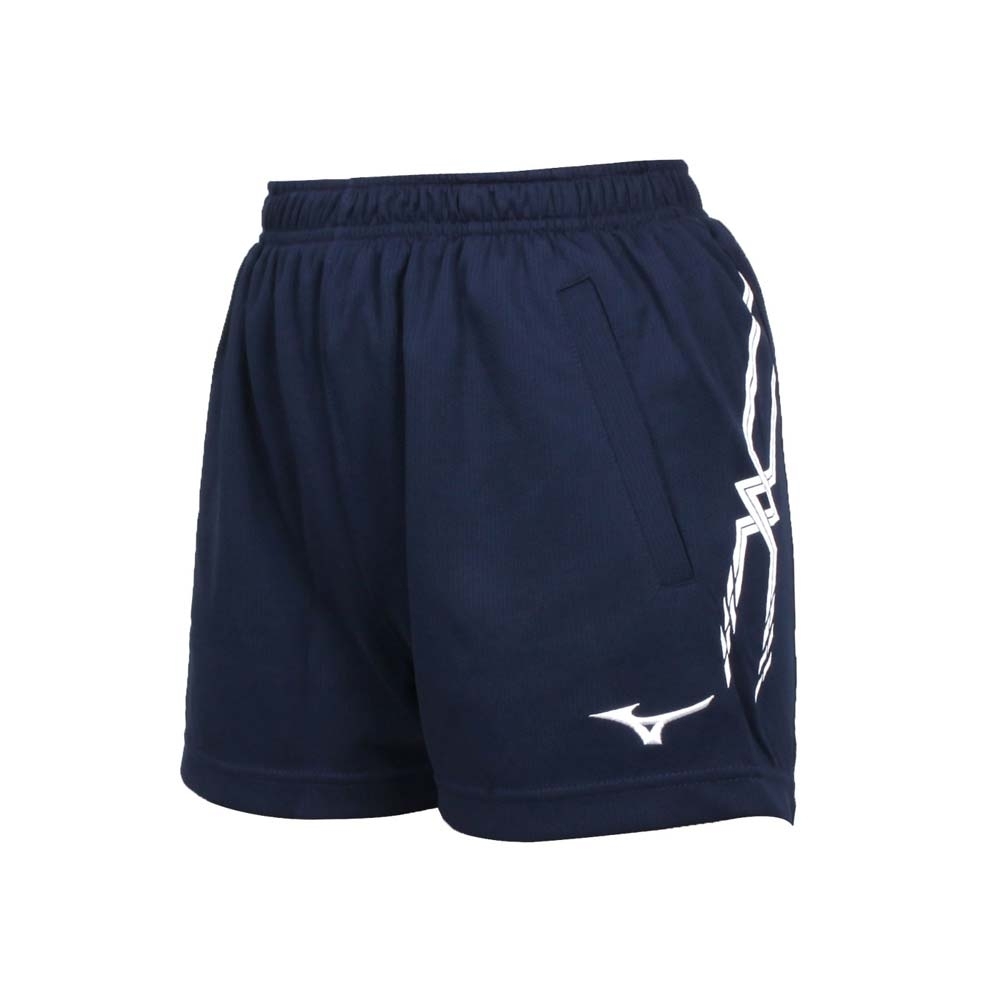 MIZUNO 中性排球褲 (藍白色|有褲袋)