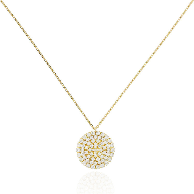 18K黃金鑽石頸鏈