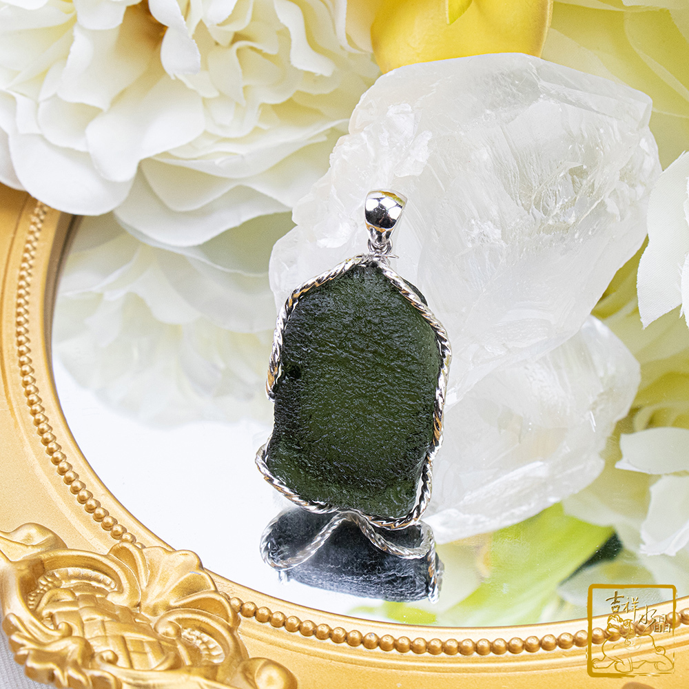 莫爾道玻隕石-捷克隕石墜 21g 好運連連