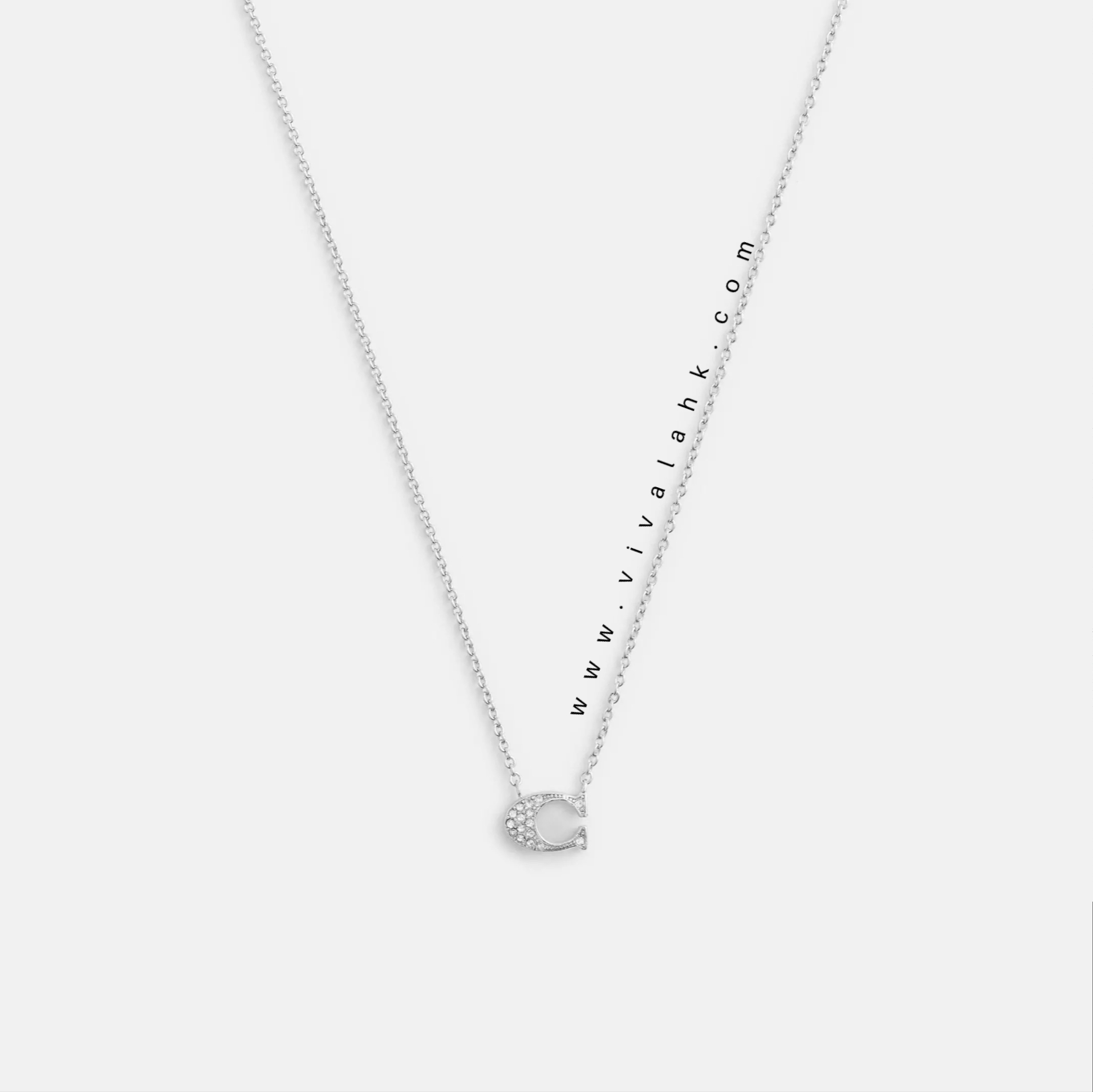 Coach - 閃石C字頸鏈 (91433)