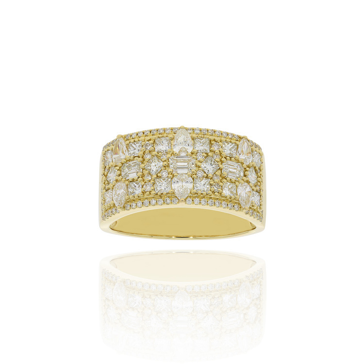 18K黃金鑽石戒指