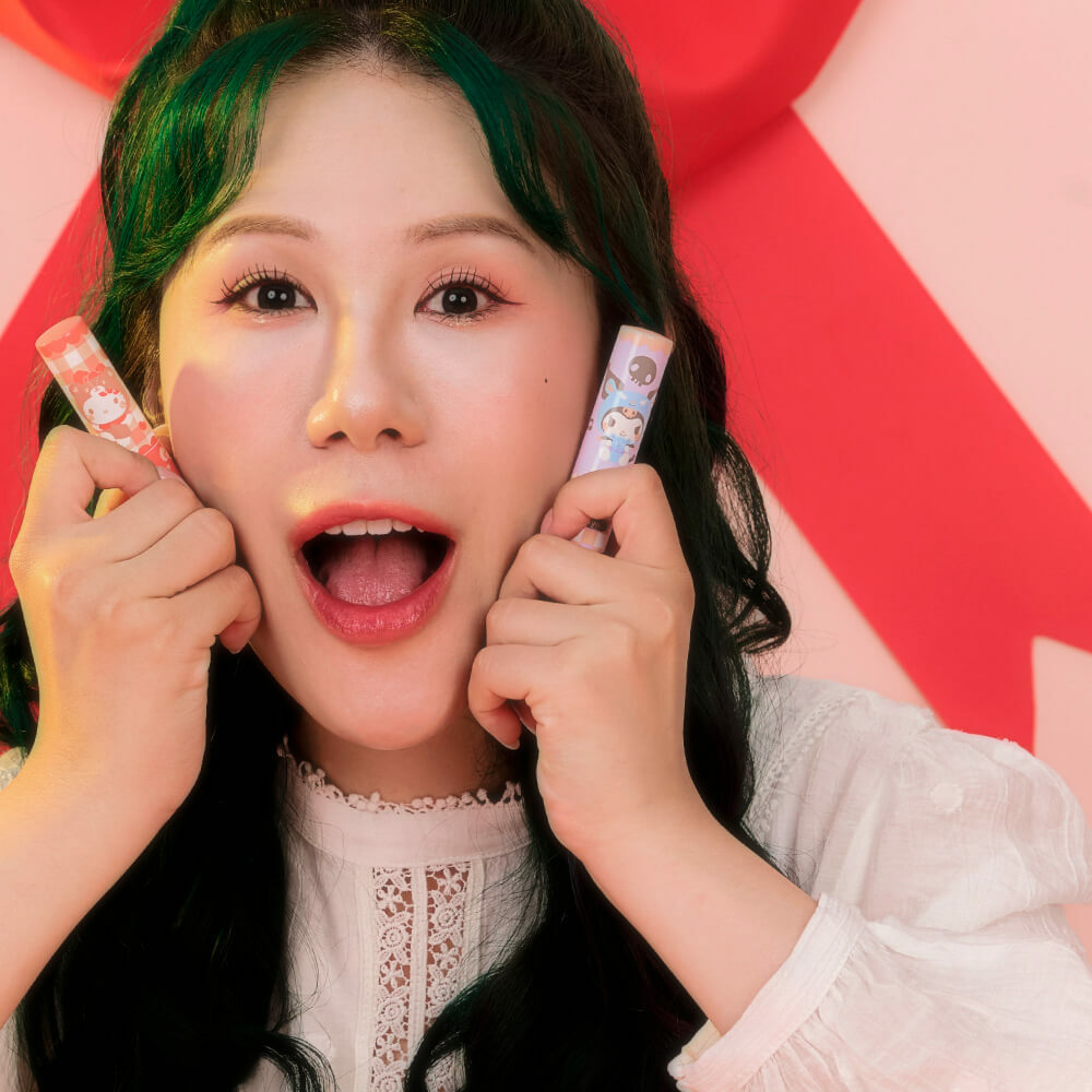 【盒損】三麗鷗 感應換色潤唇棒雙入組