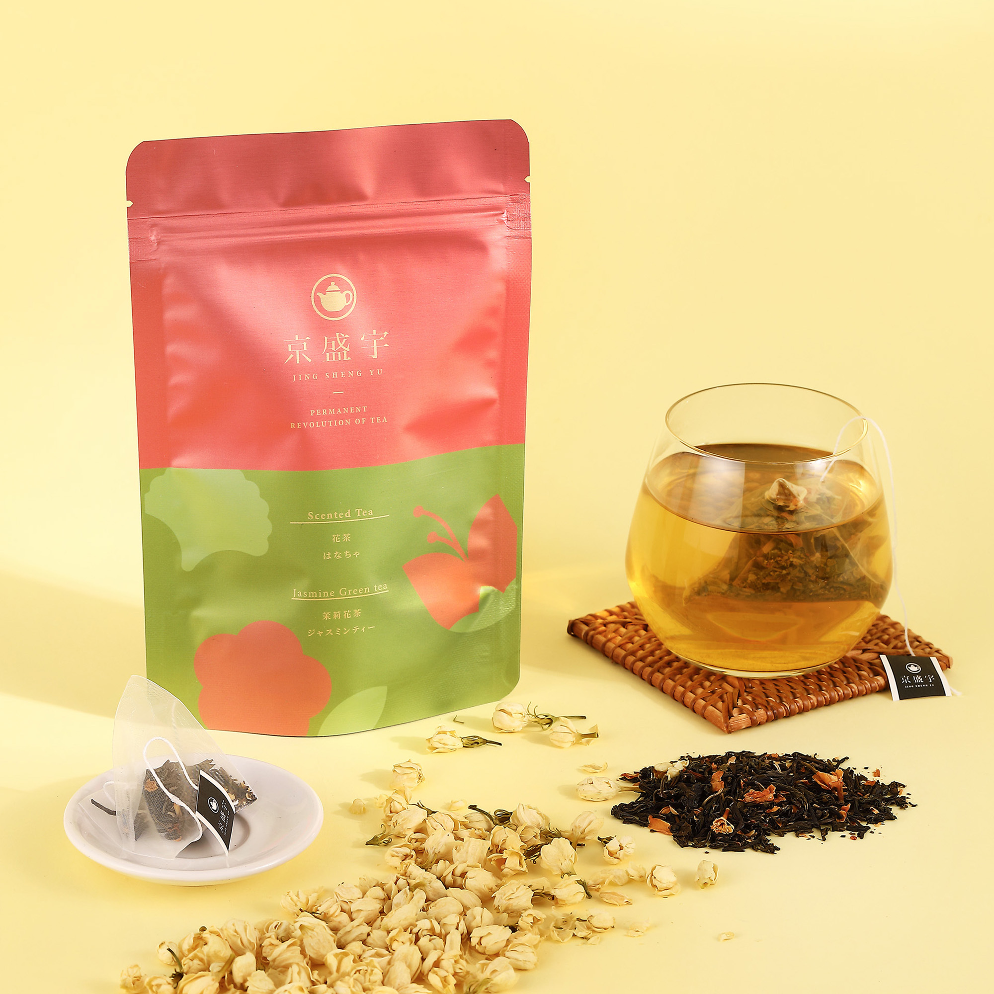 茉莉花茶-花茶｜10入原葉袋茶茶包