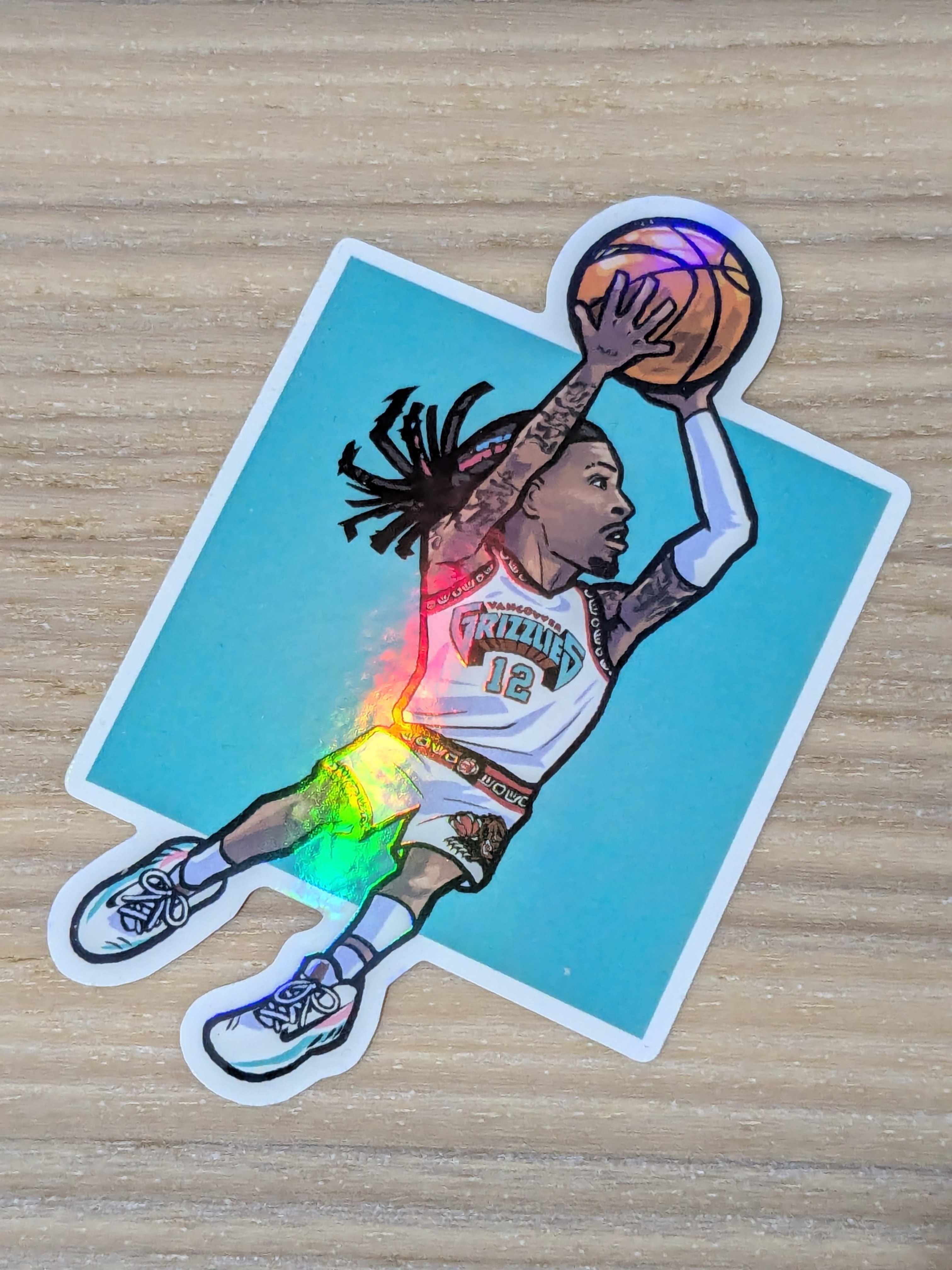 Ja Morant 防水貼紙