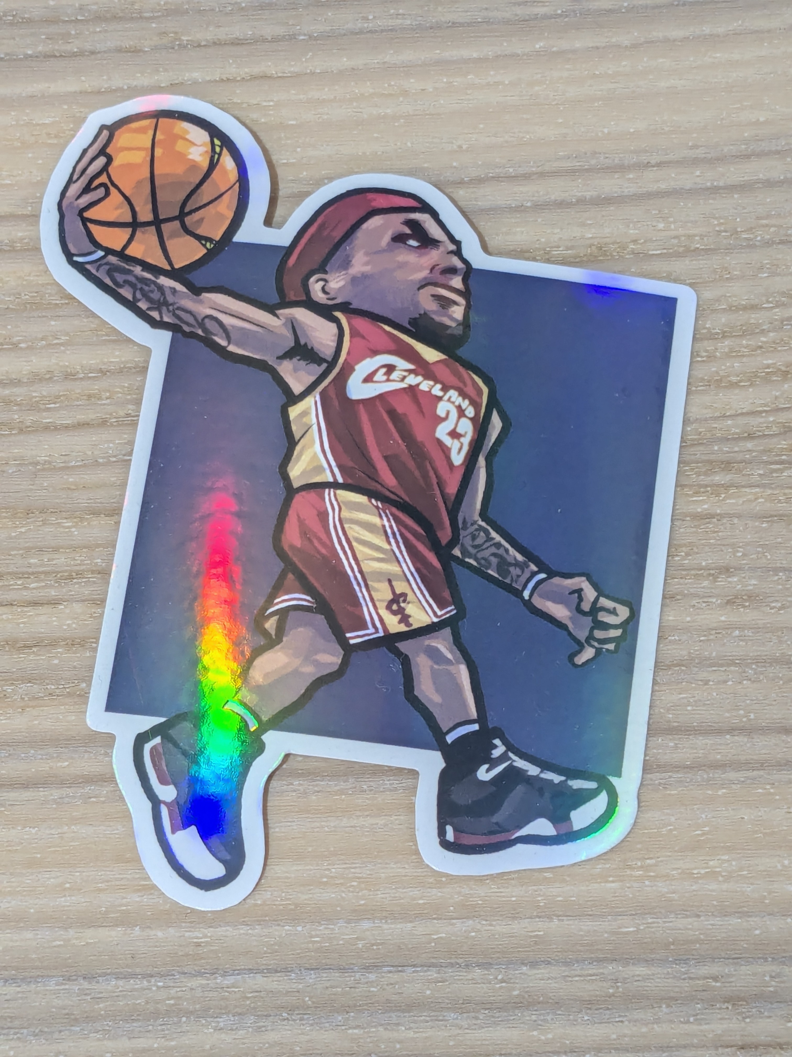 Lebron James Cav 防水貼紙