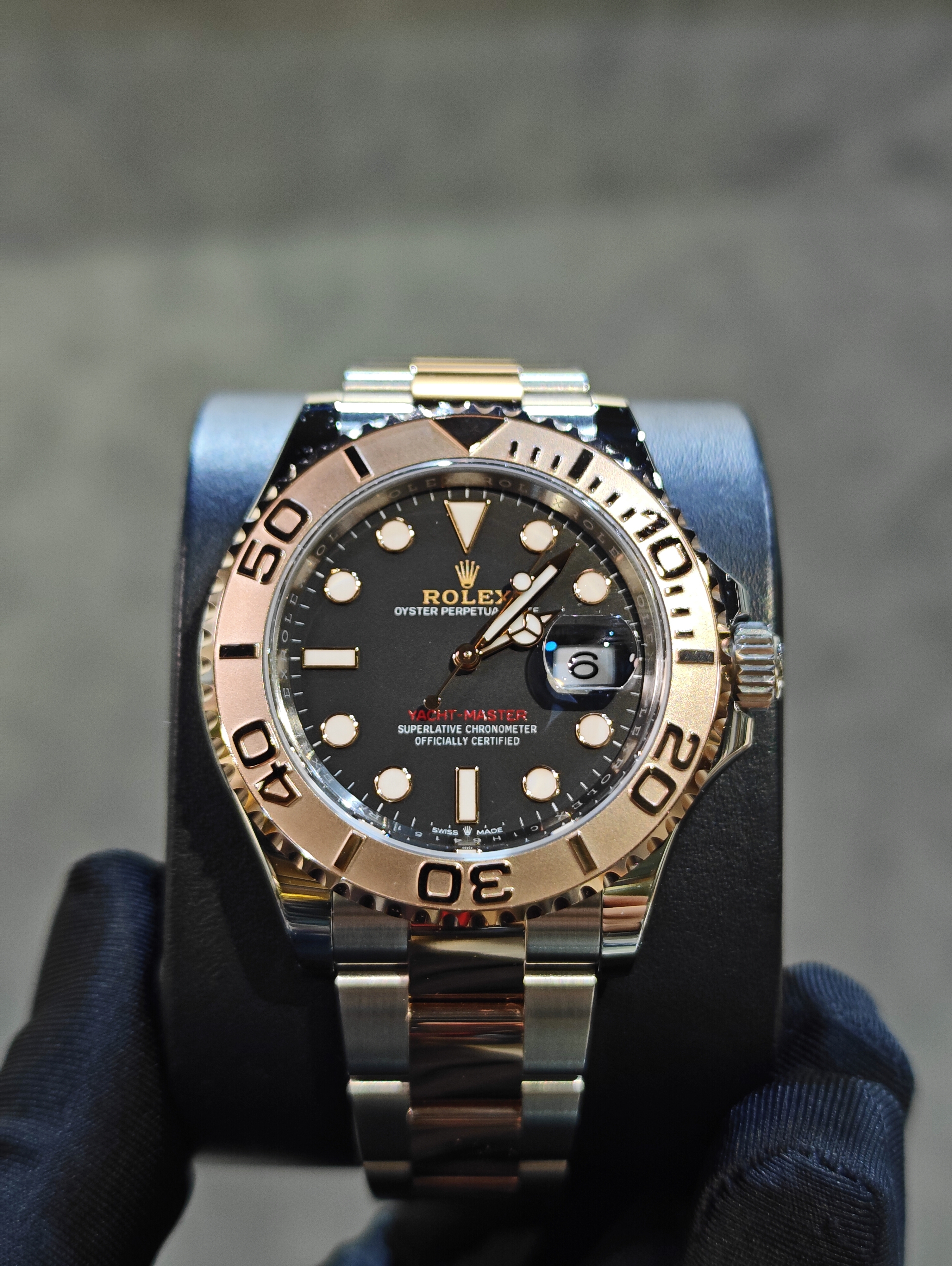 マエショー ROLEX 126621 YACHT-MASTER STEEL AND ROSE GOLD BLACK 40m