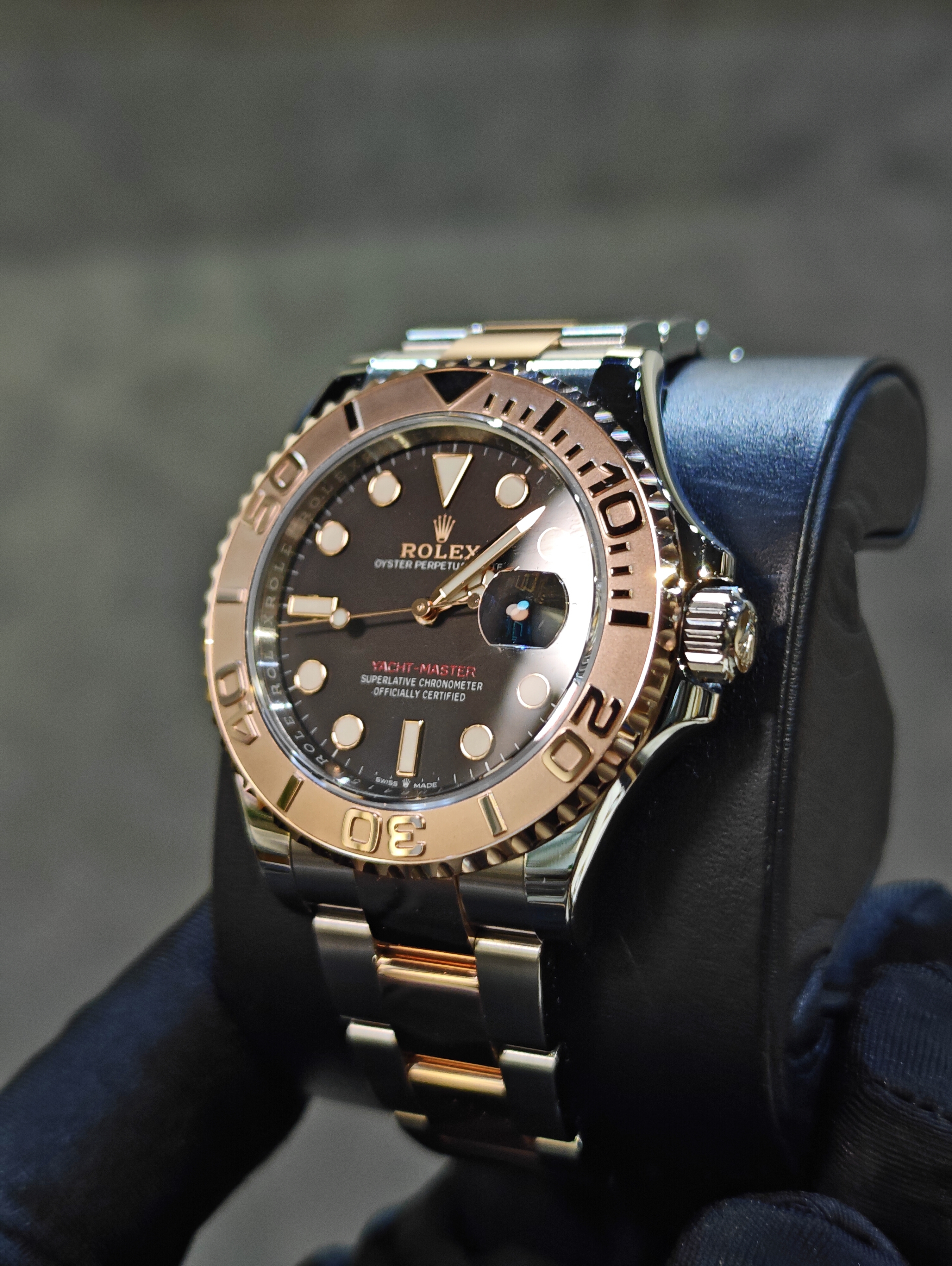 BRAND NEW ROLEX 126621 YACHT-MASTER STEEL AND ROSE GOLD BLACK 40mm m126621-0002