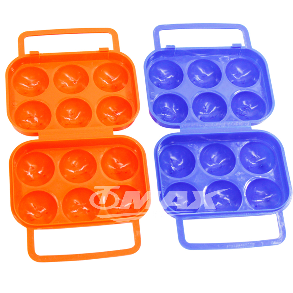 omax防震攜帶式6格雞蛋盒-2入(顏色隨機) 出清破盤下殺 OMAX歐妹思購物